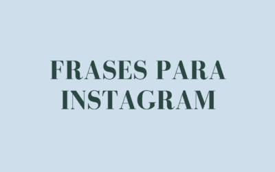 Frases para instagram