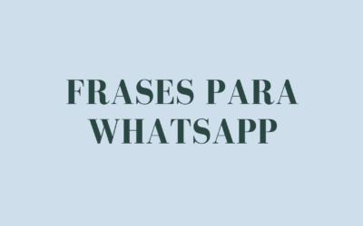 Frases para whatsapp